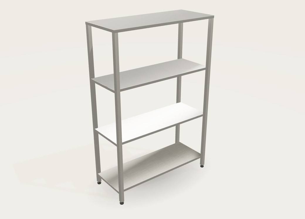 Storage rack 1200 · 4 tier